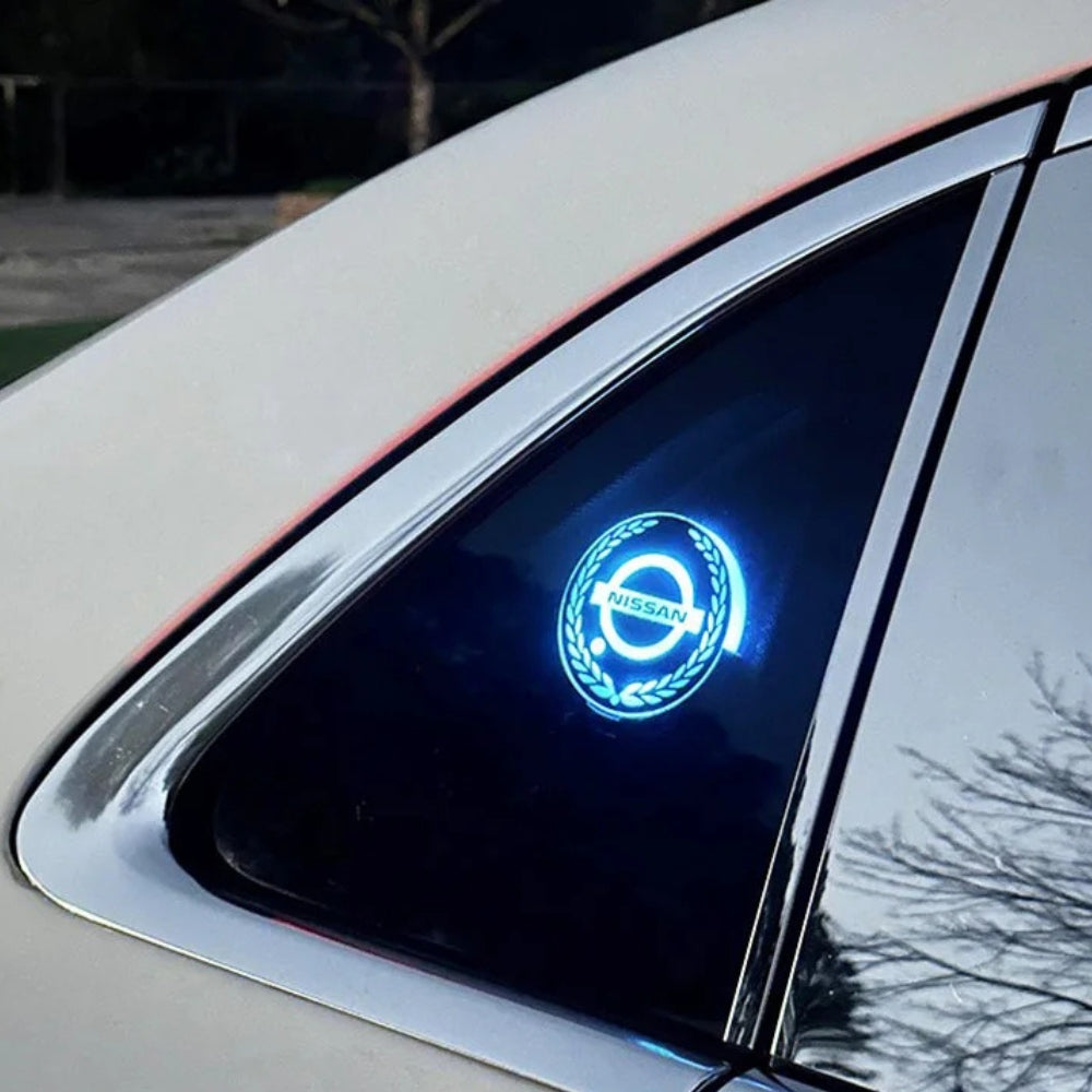 Logotipo LED recargable para coche – Efecto de luz de neón