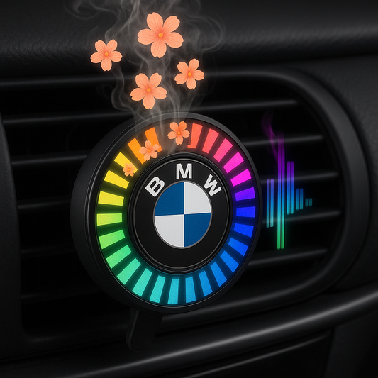 Luz LED para coche con ritmo musical y logotipo (con difusor de aromas)
