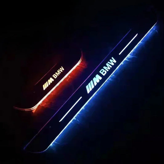 Lote de 2 umbrales de puerta LED para coche